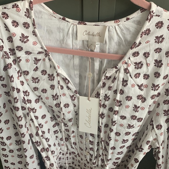 NWT Cleobella | Blakely Cotton Long Sleeve Midi Dress L - Picture 7 of 9